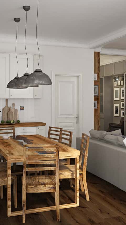 Дизайн и ремонт квартиры в ЖК «Мосфильмовский» — Скандинавские мотивы