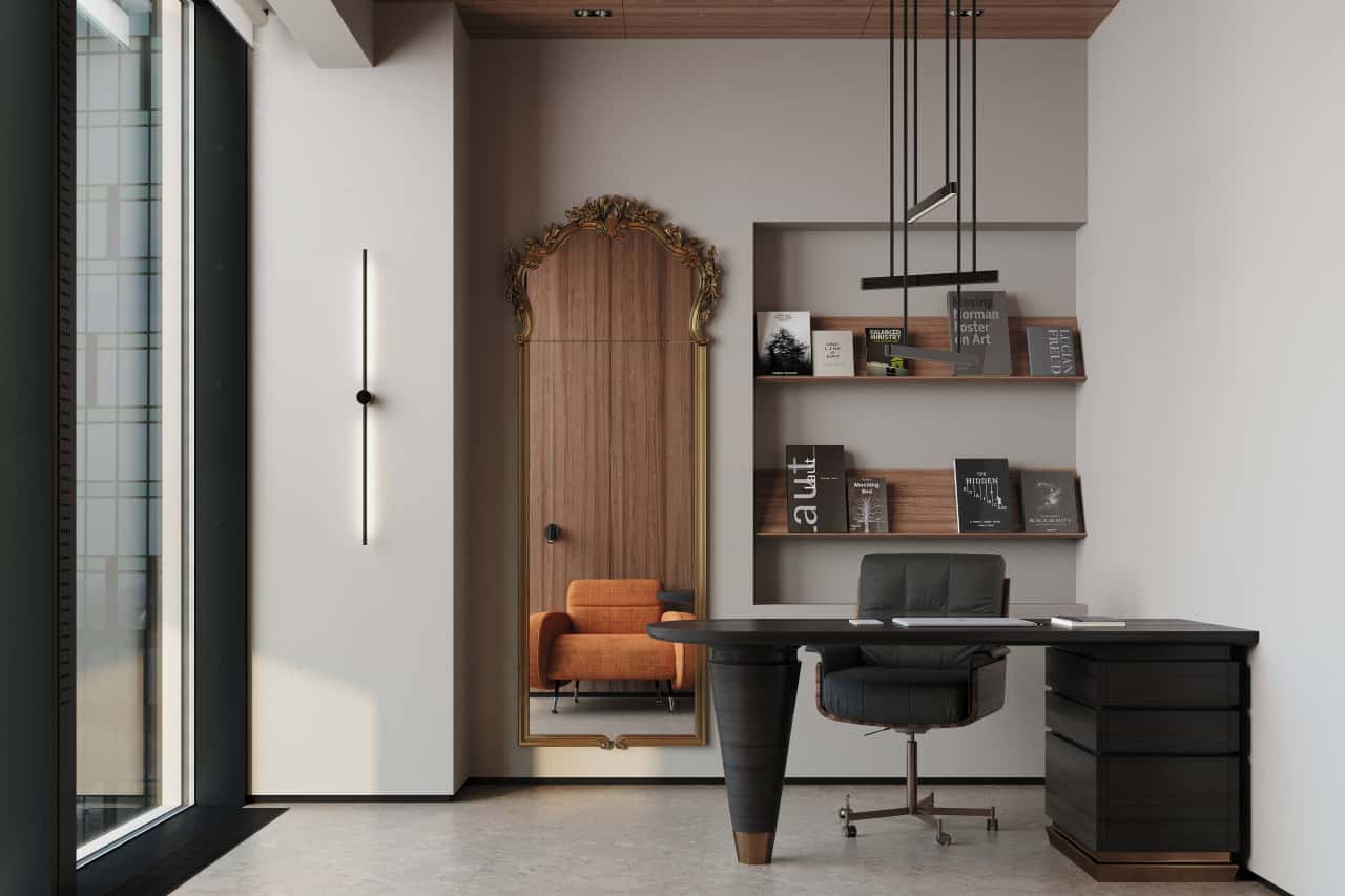 Кабинет в современном стиле