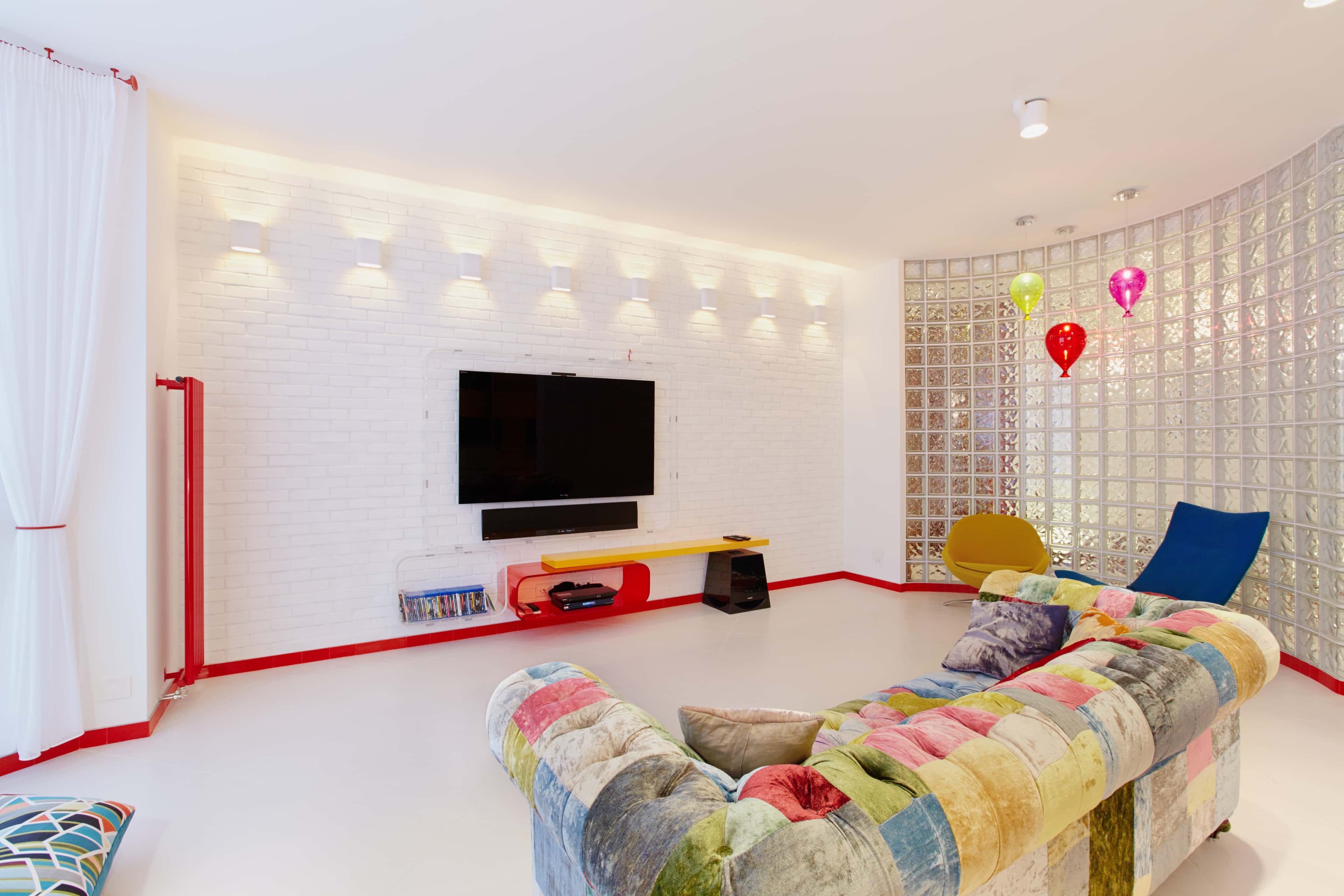 Оформление интерьера гостиной. Фото № 36814.