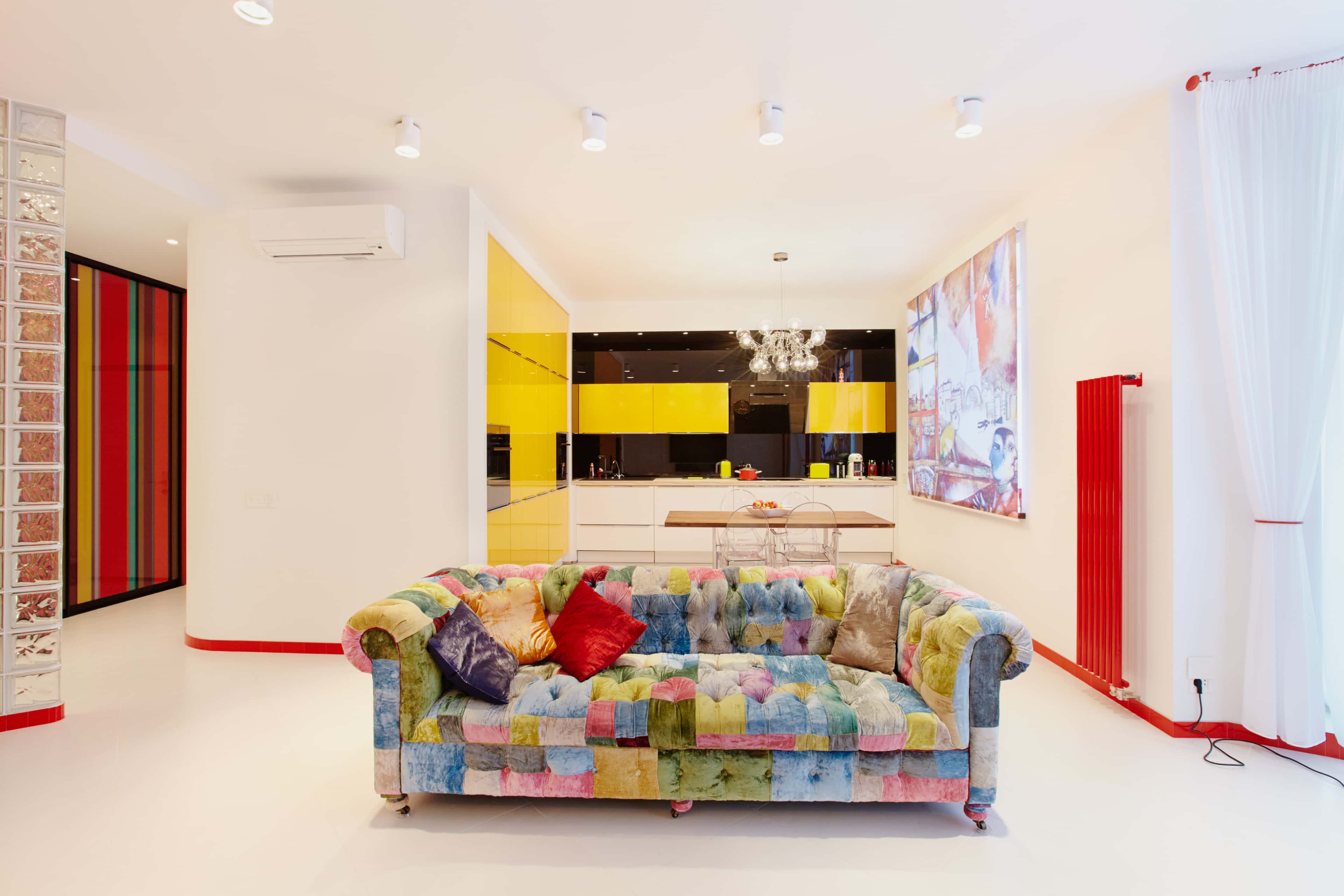 Оформление интерьера гостиной. Фото № 36820.