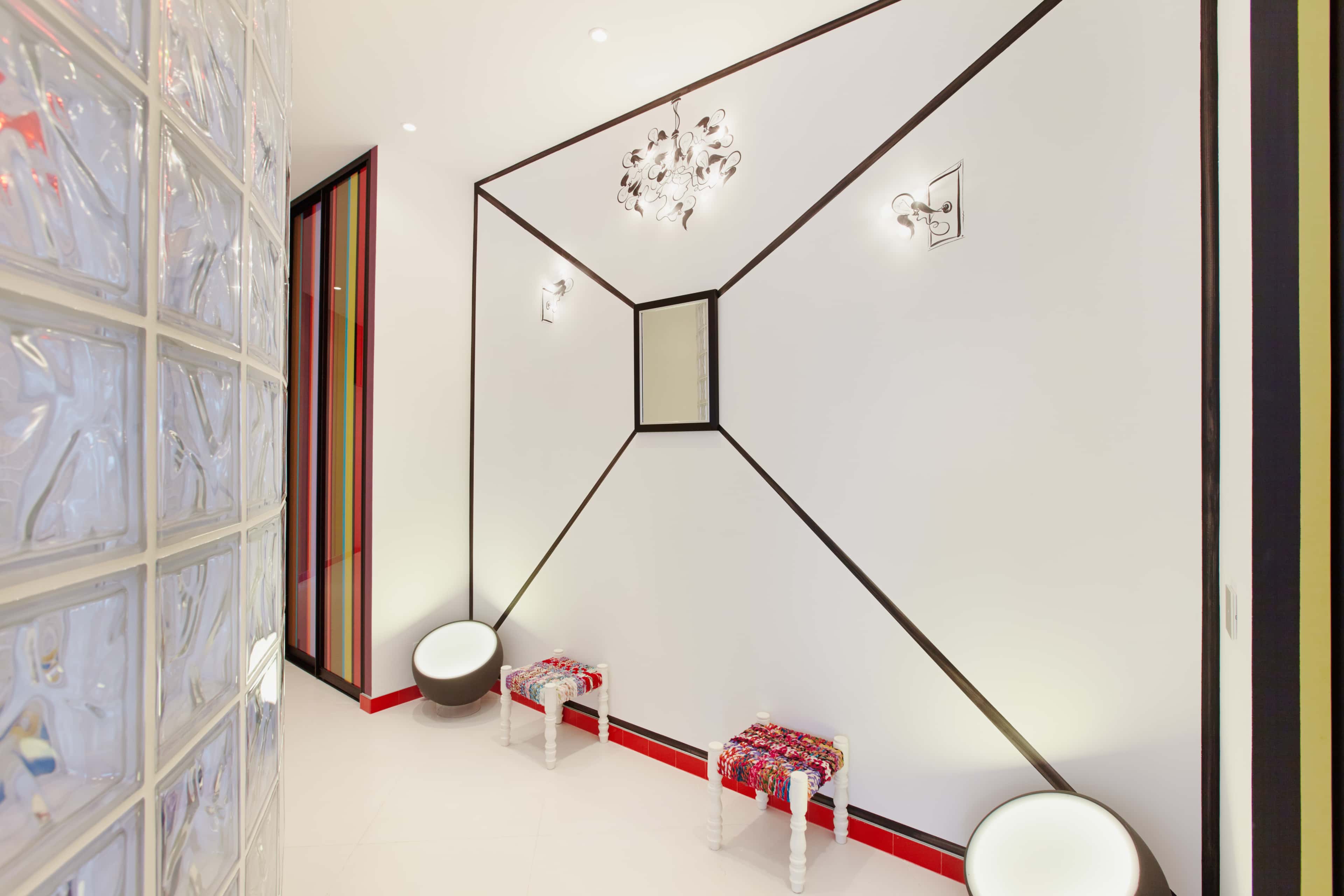 Оформление интерьера коридора. Фото № 36801.