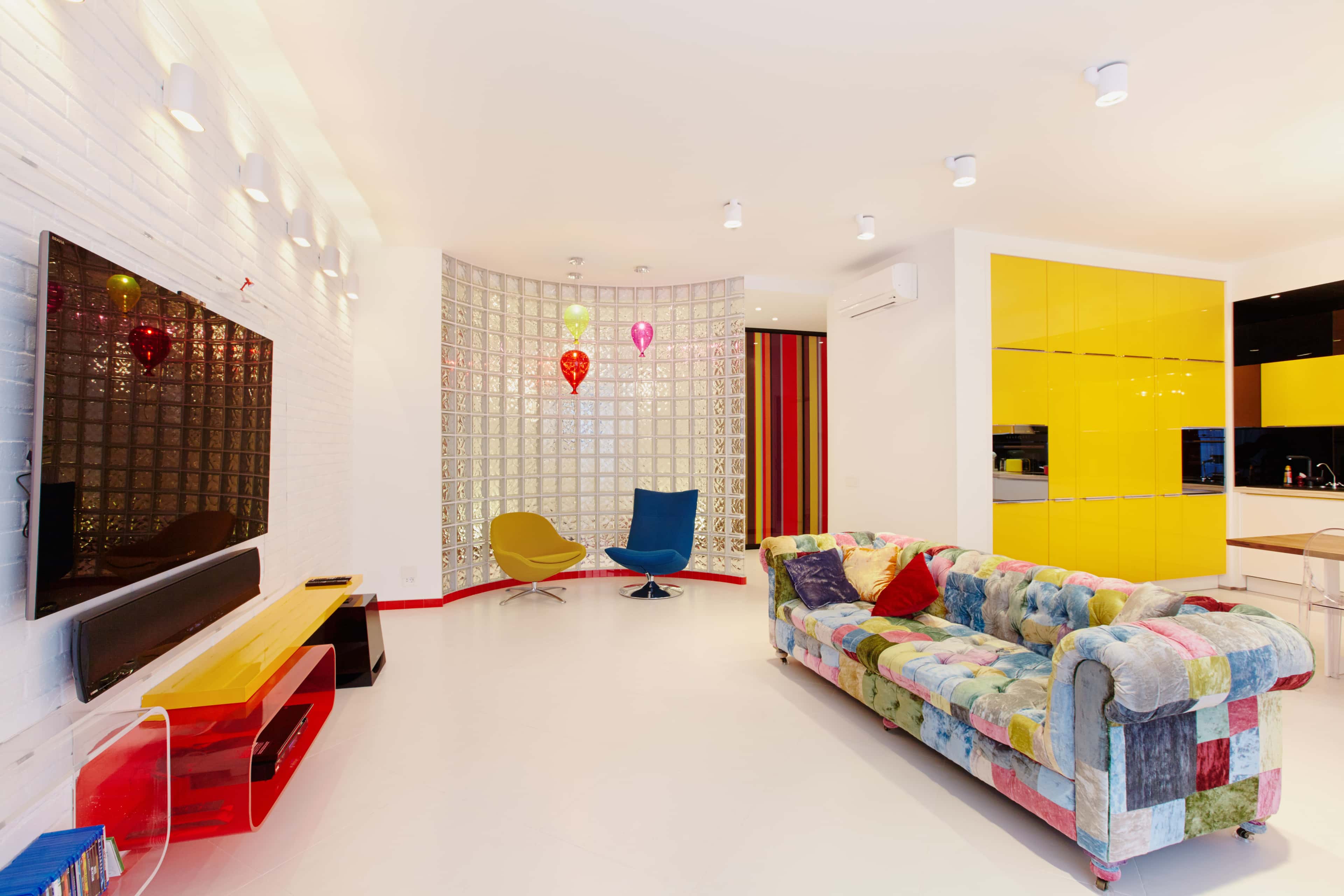 Оформление интерьера гостиной. Фото № 36818.