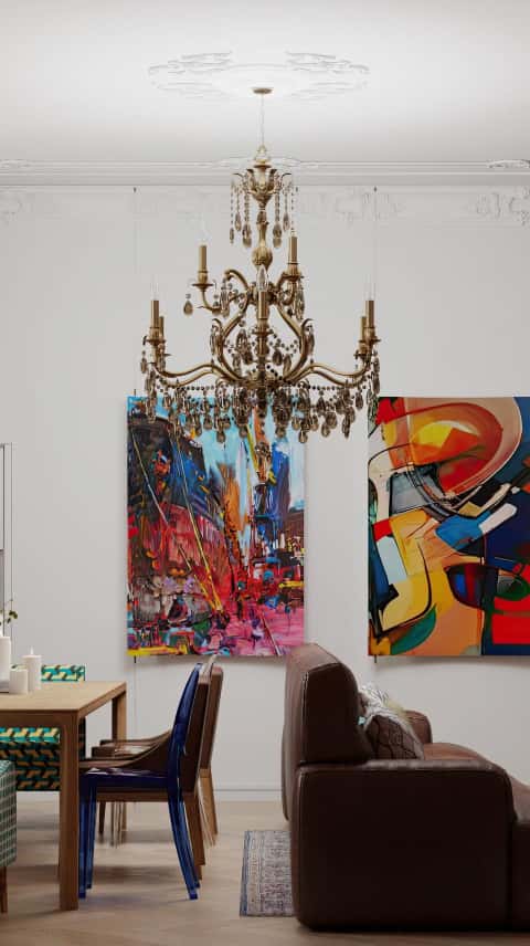 Дизайн и ремонт квартиры в Большом Снегирёвском переулке — Смешать, но не взбалтывать