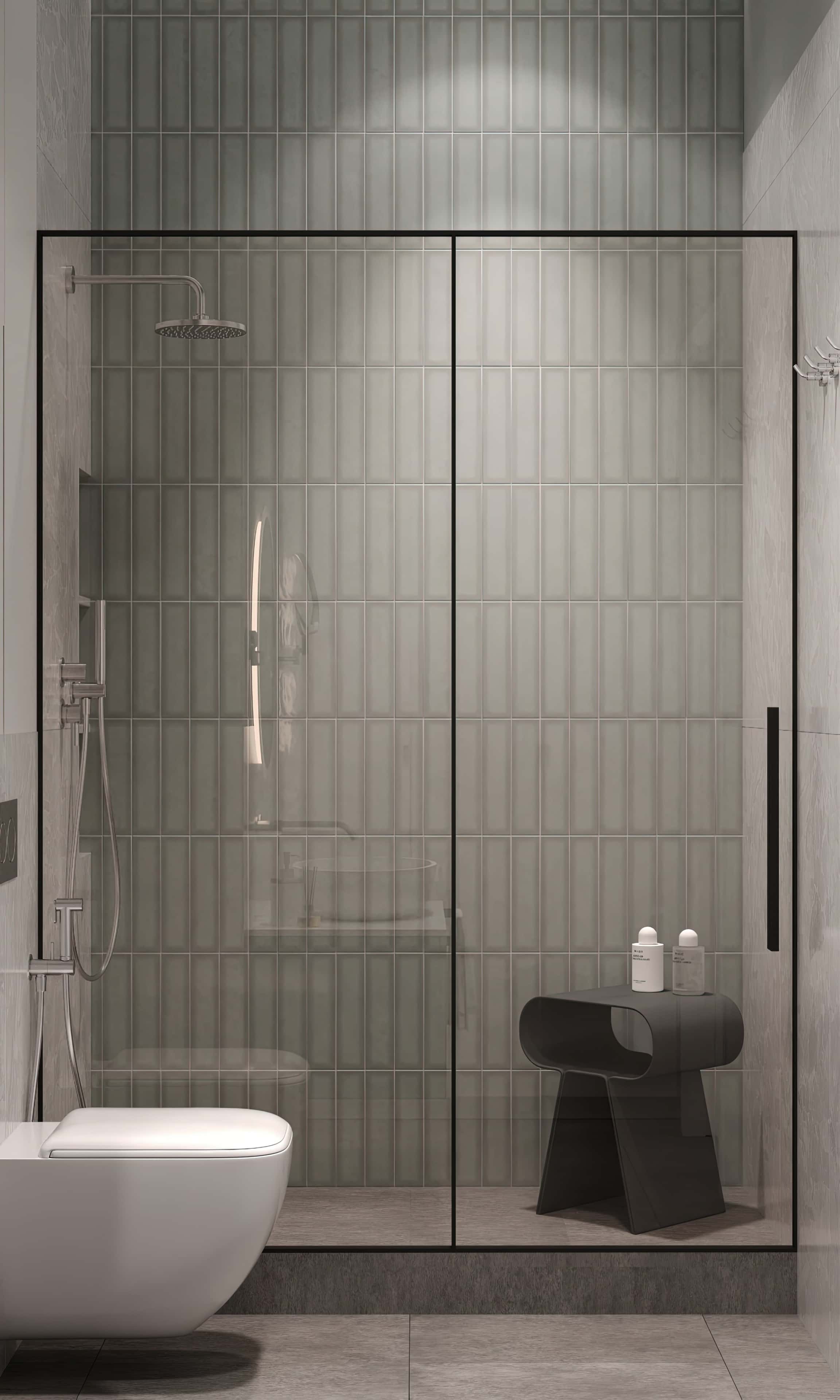 Оформление интерьера санузла. Фото № 81275.