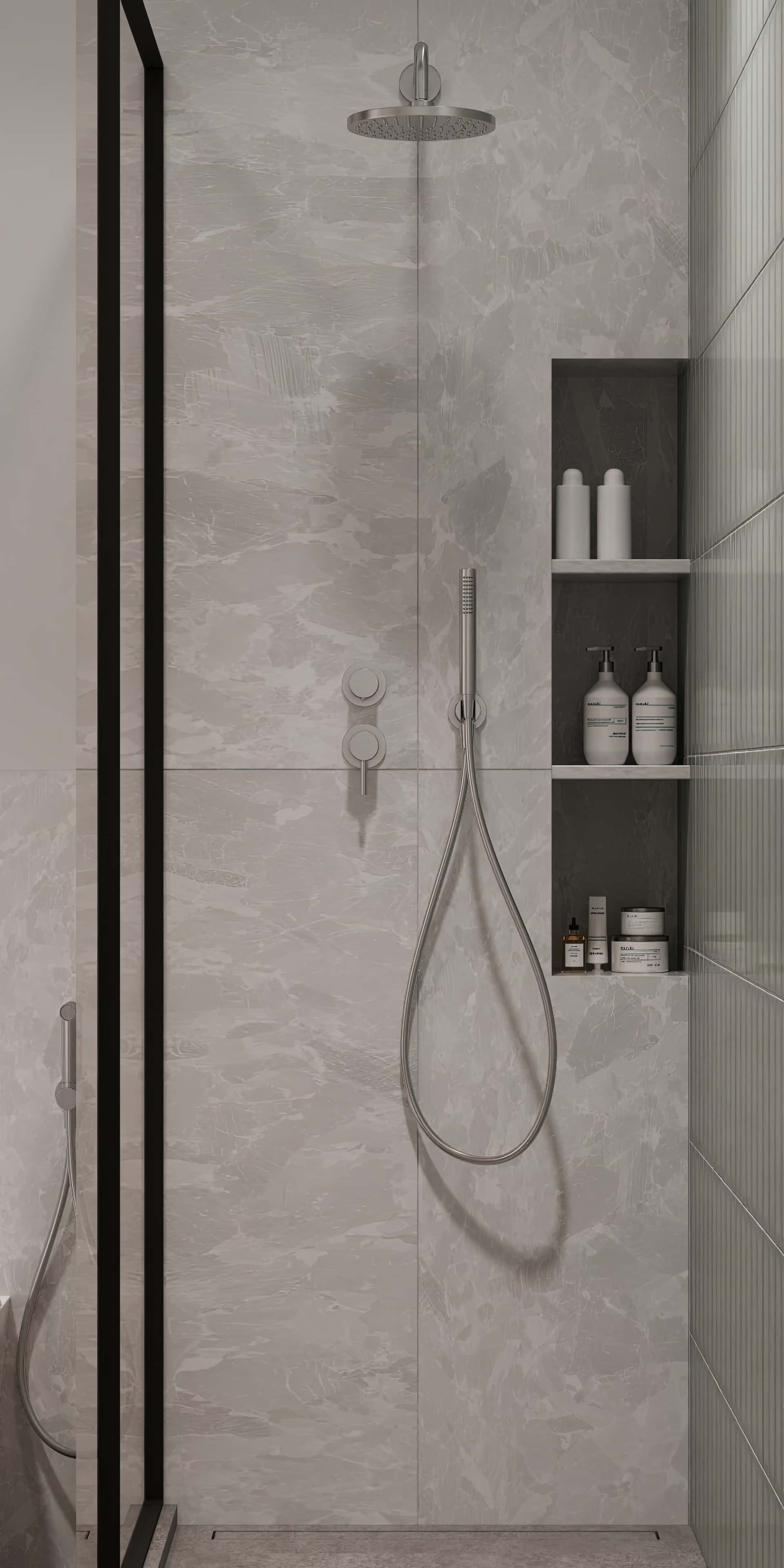 Оформление интерьера санузла. Фото № 81276.