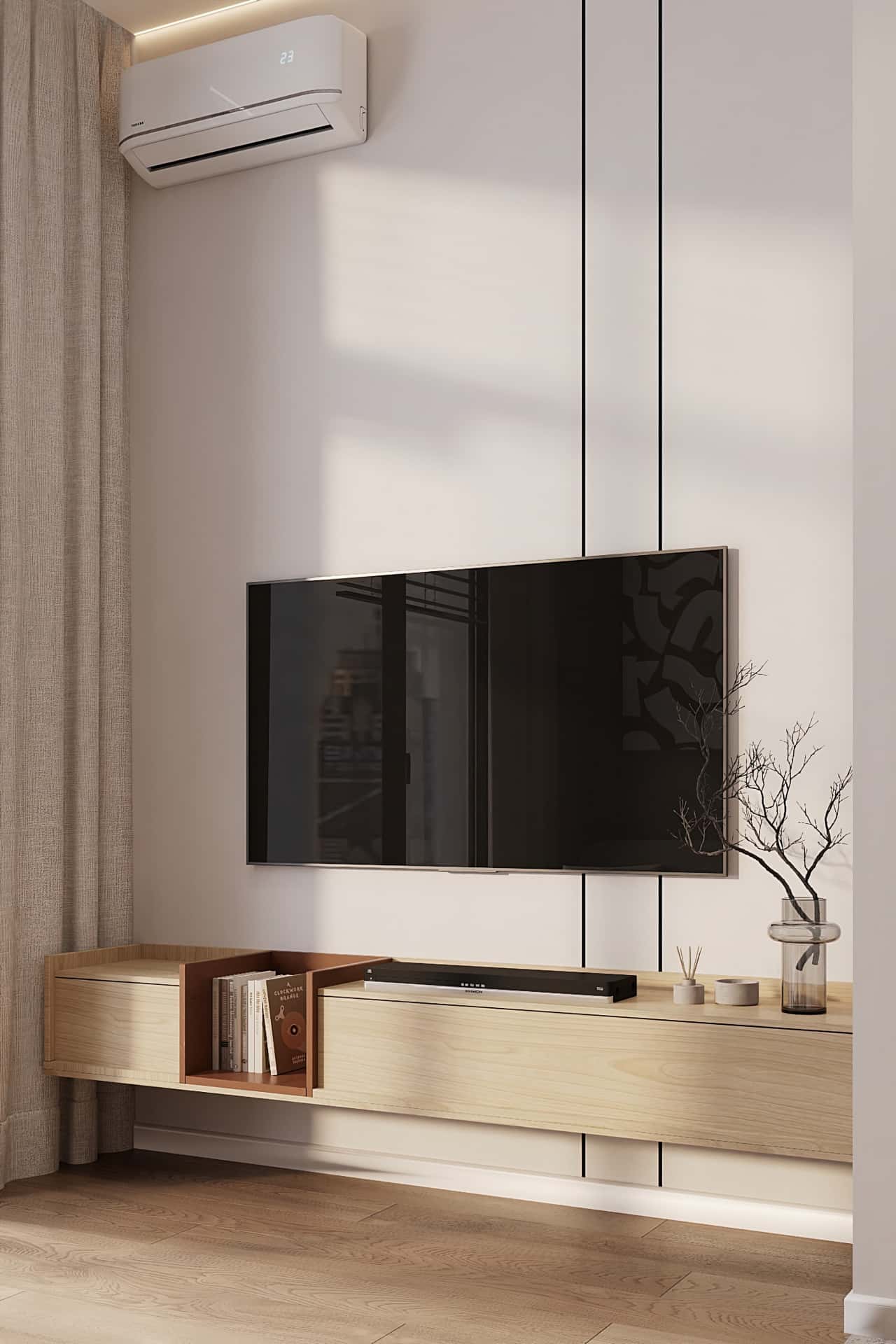 Дизайн и ремонт квартиры в ЖК AFI Park Воронцовский — Стиль как инвестиция, 60 м2. Кухня-гостиная, фото 3