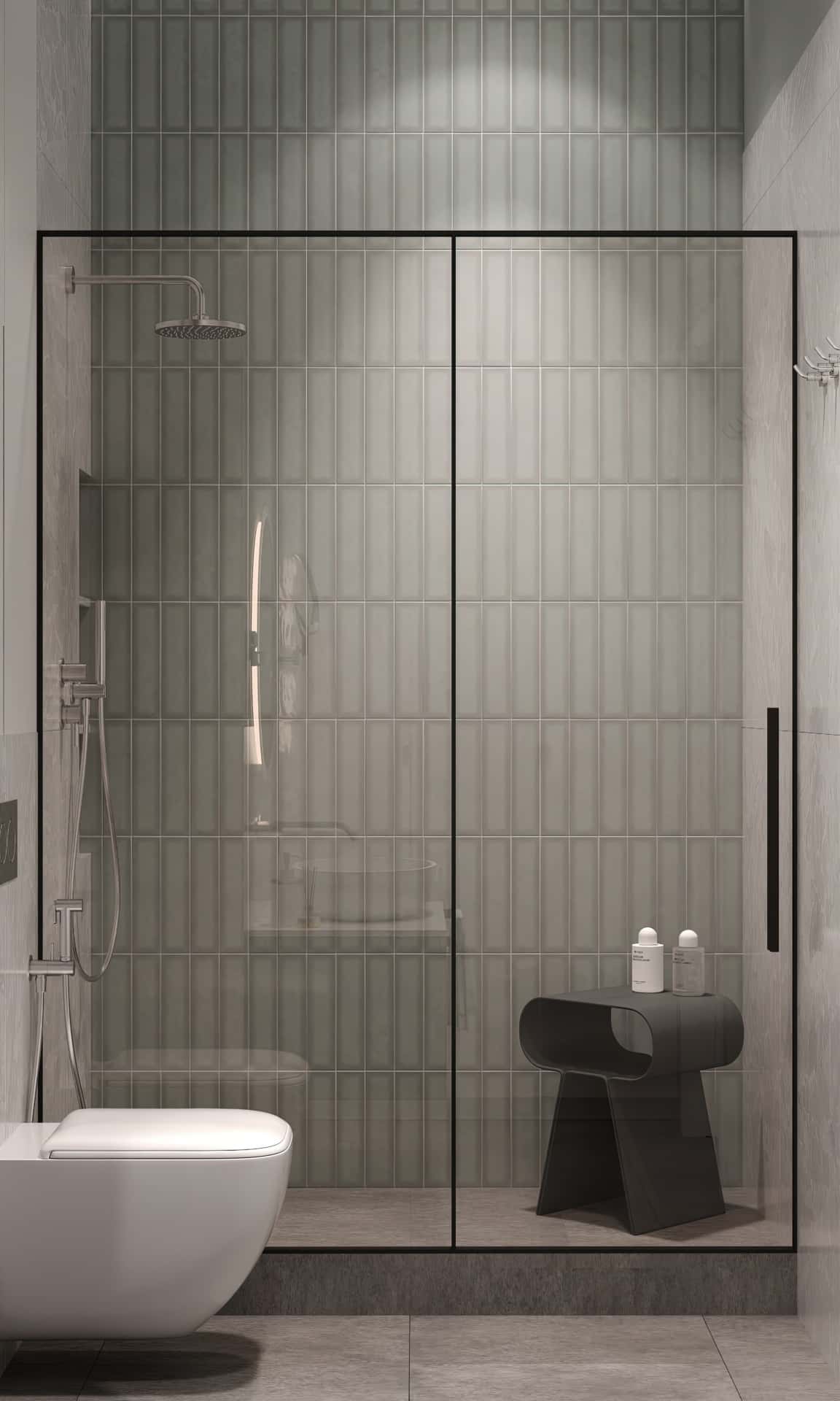 Дизайн и ремонт квартиры в ЖК AFI Park Воронцовский — Стиль как инвестиция, 60 м2. Санузел, фото 1