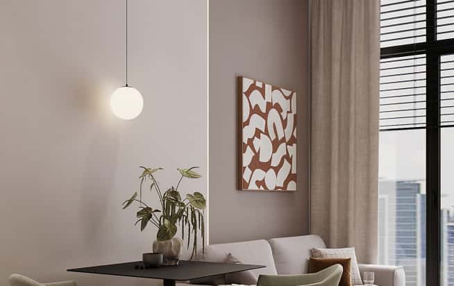 Дизайн и ремонт квартиры в ЖК AFI Park Воронцовский в стиле современный. Кухня-гостиная, фото 1