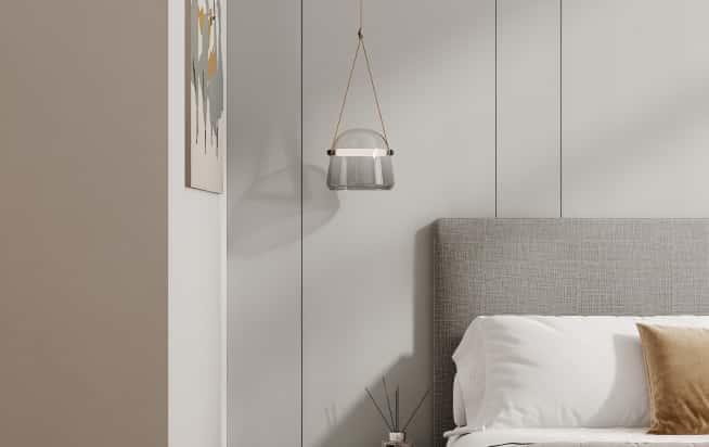 Дизайн и ремонт квартиры в ЖК AFI Park Воронцовский в стиле современный. Мастер-спальня с гардеробной, фото 2