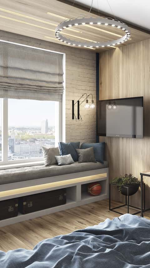 Дизайн и ремонт квартиры в ЖК «Айвазовский» — Золотой агат