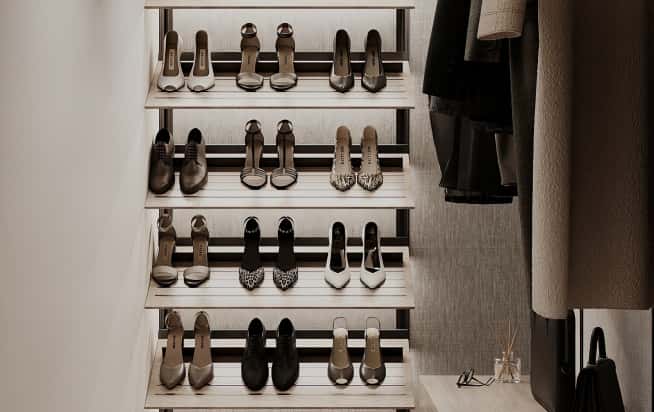 Дизайн и ремонт квартиры в ЖК Большая семерка в стиле современный. Гардеробная, фото 1