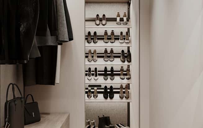 Дизайн и ремонт квартиры в ЖК Большая семерка в стиле современный. Гардеробная, фото 2