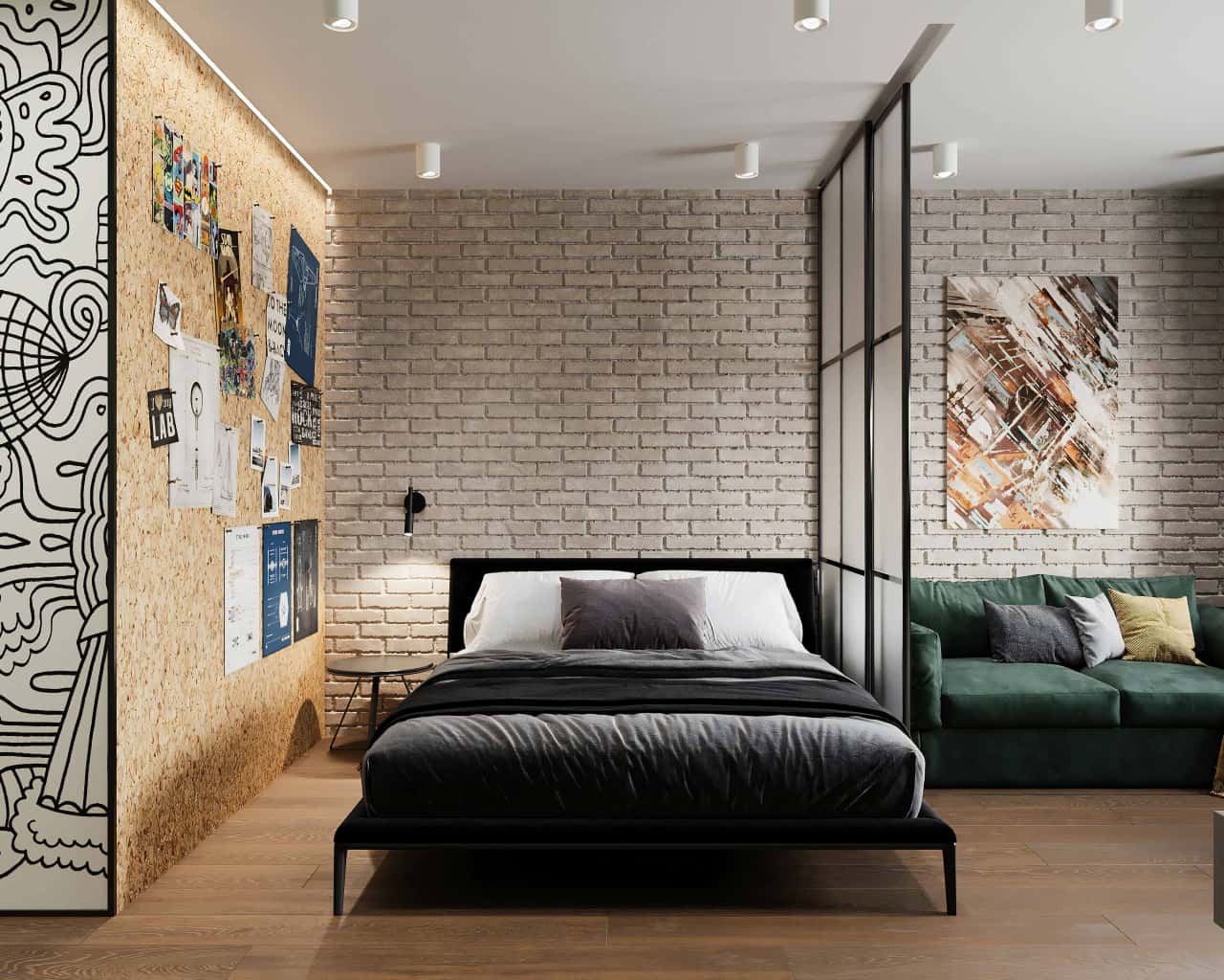 Пробковая стена