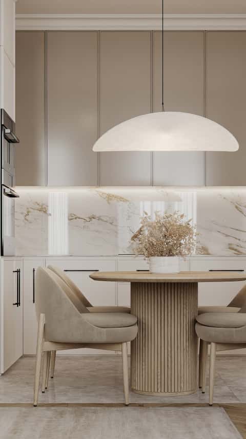 Дизайн и ремонт квартиры в ЖК Династия — Очарование бежевого