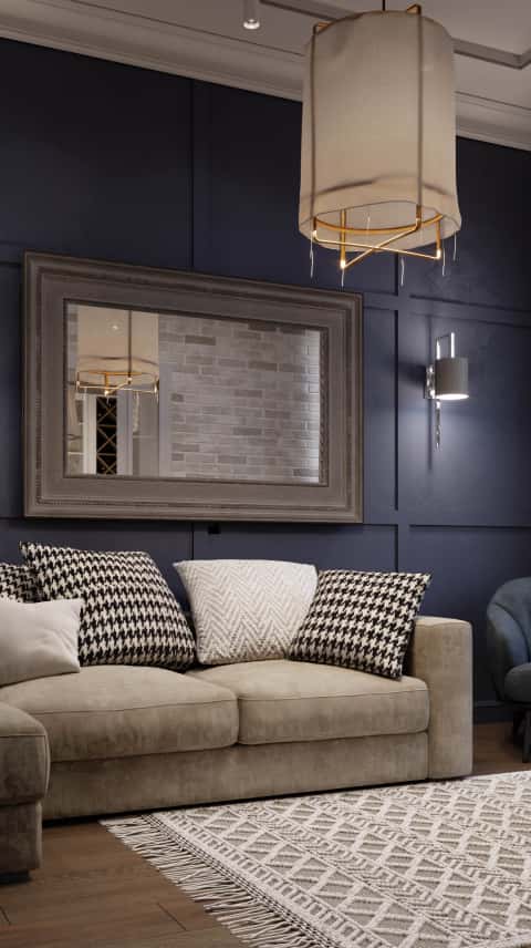 Дизайн и ремонт квартиры в ЖК «Династия» — Яркая классика