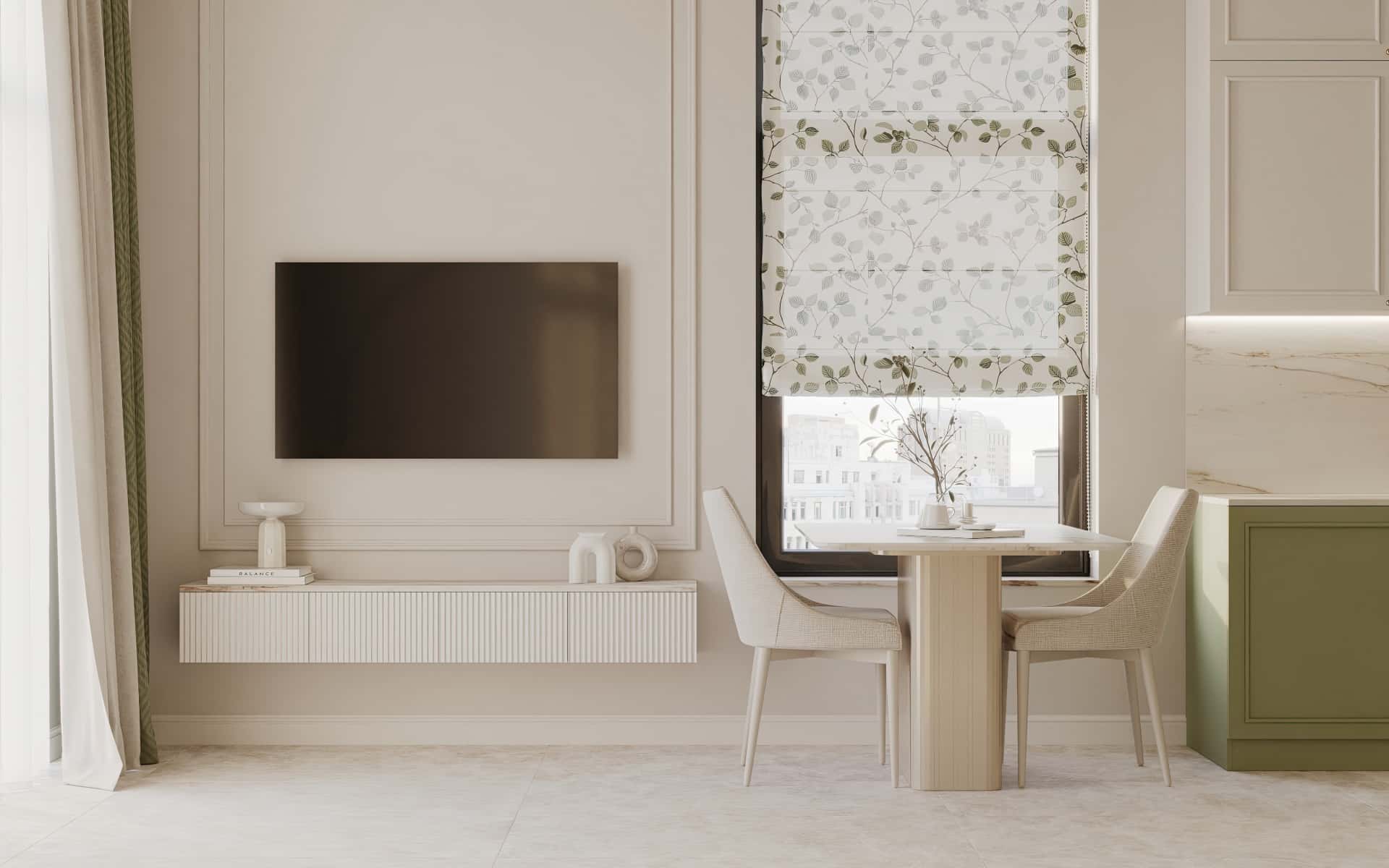 Дизайн и ремонт квартиры в ЖК Дом Достижение — Алгоритм комфорта, 64 м2. Кухня-гостиная, фото 16