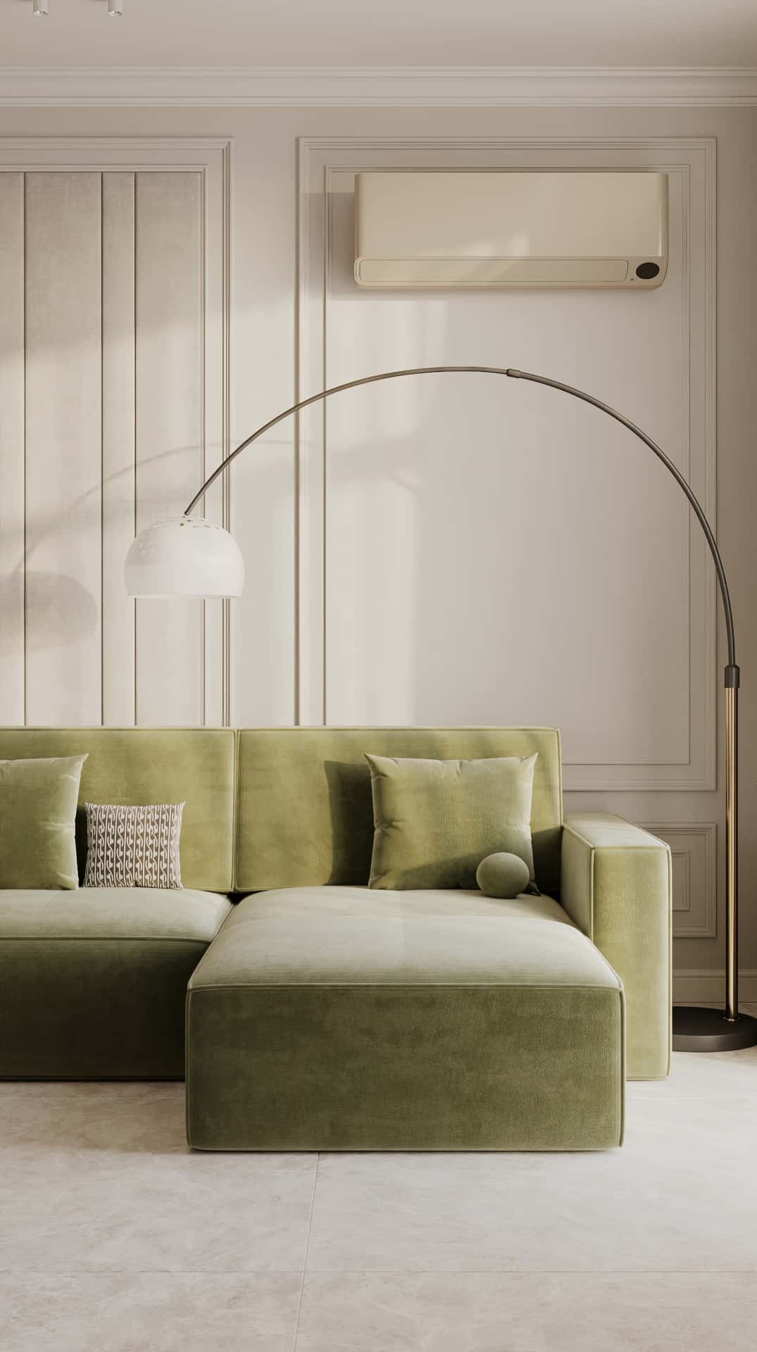 Дизайн и ремонт квартиры в ЖК Дом Достижение — Алгоритм комфорта, 64 м2. Кухня-гостиная, фото 20