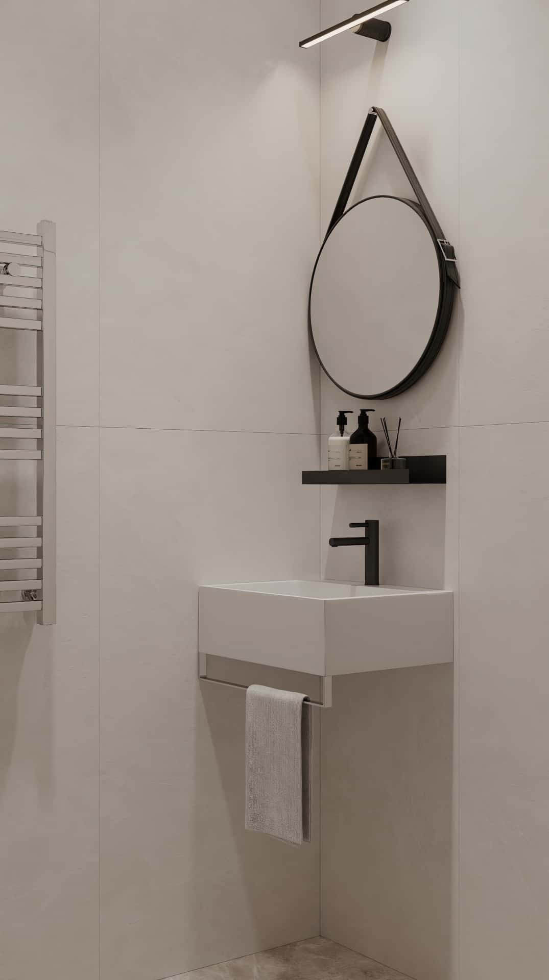 Дизайн и ремонт квартиры в ЖК Дом Достижение — Алгоритм комфорта, 64 м2. Постирочная, фото 7