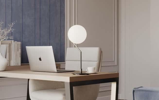 Дизайн и ремонт квартиры в ЖК Дом Достижение в стиле современная классика. Кабинет, фото 2