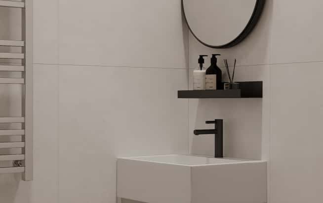 Дизайн и ремонт квартиры в ЖК Дом Достижение в стиле современная классика. Постирочная, фото 3