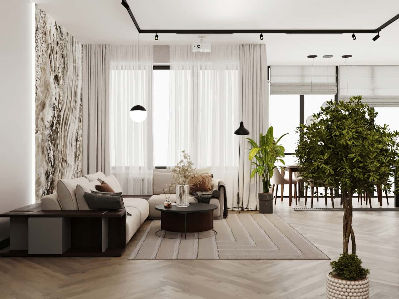 Напольные горшки для цветов