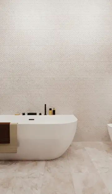 Дизайн и ремонт квартиры в ЖК Дом Серебряный Бор в стиле современный. Мастер-санузел, фото 2