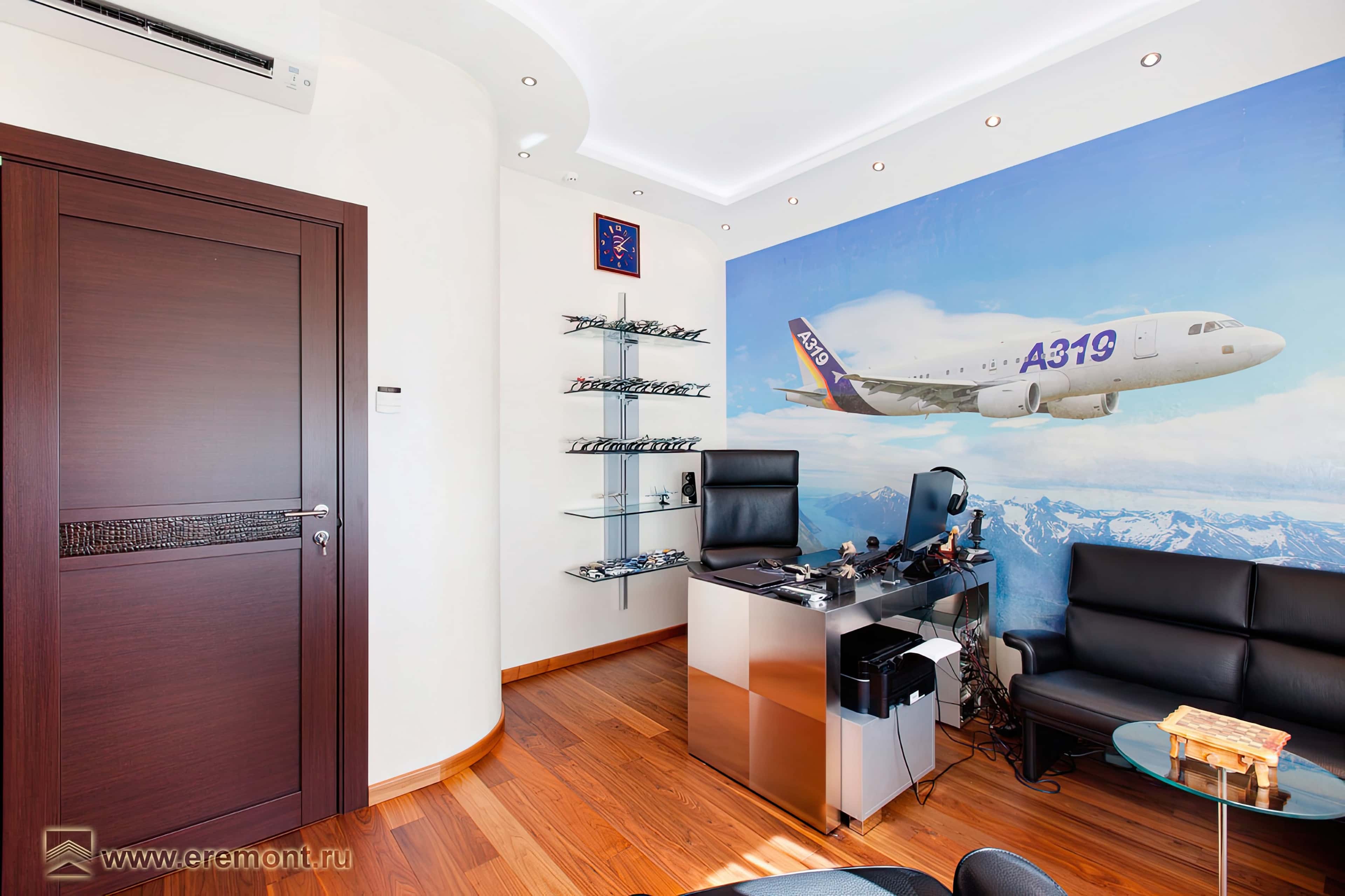 Оформление интерьера кабинета. Фото № 40954.