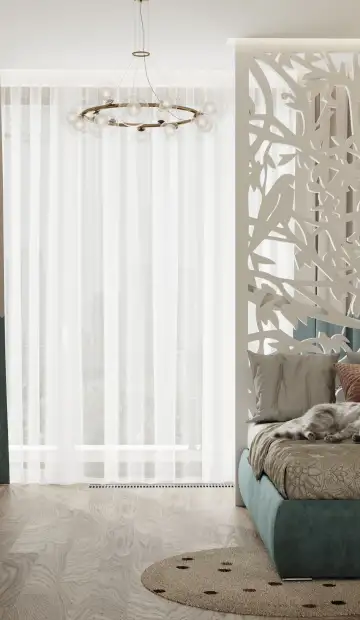 Дизайн и ремонт квартиры в ЖК «Джаз» в стиле современный. Детская старшей дочери 1 этаж