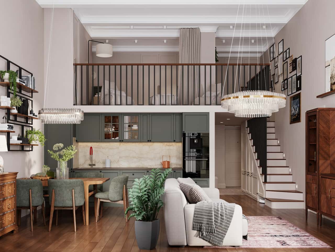 Второй уровень в квартире