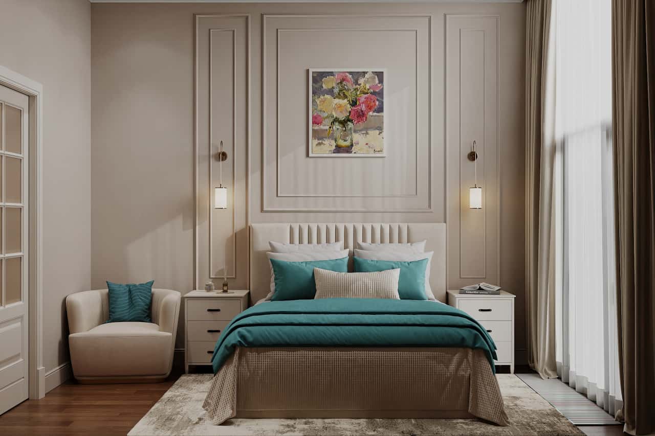 Элегантная спальня