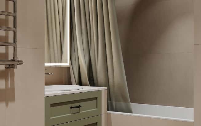 Дизайн и ремонт квартиры в ЖК Джаз в стиле современный. Ванная, фото 2