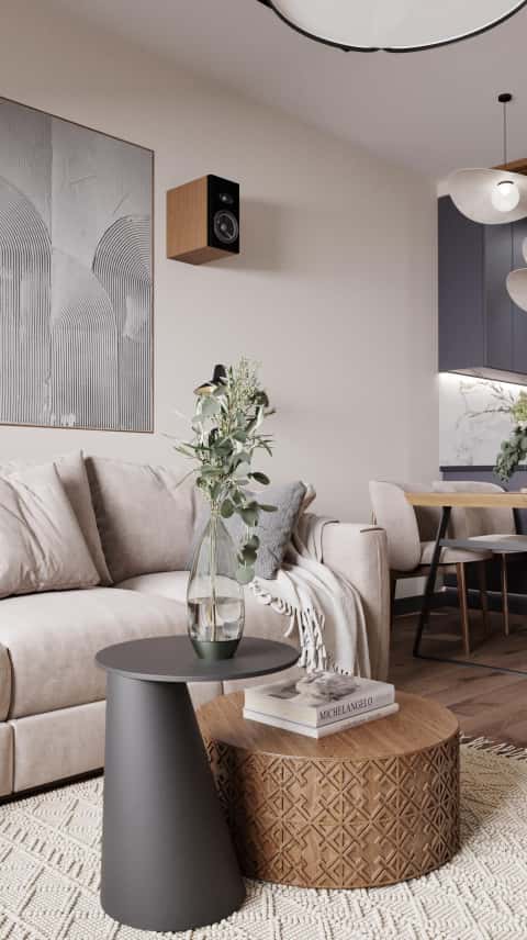 Дизайн и ремонт квартиры в ЖК «Джаз» — Московский скандинавский