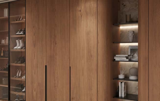 Дизайн и ремонт квартиры в ЖК Эмеральд в стиле бионика. Прихожая и коридор, фото 5