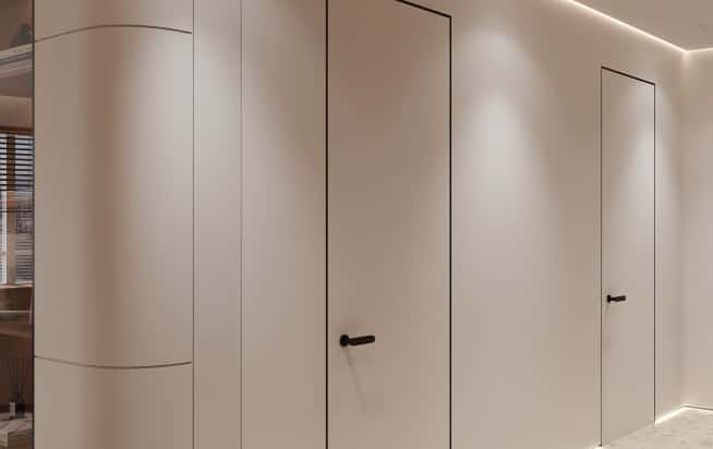 Дизайн и ремонт квартиры в ЖК Эмеральд в стиле бионика. Прихожая и коридор, фото 7