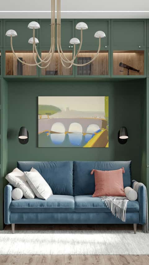 Дизайн и ремонт квартиры в ЖК "Фестиваль Парк 2" — Разноцветная мозаика