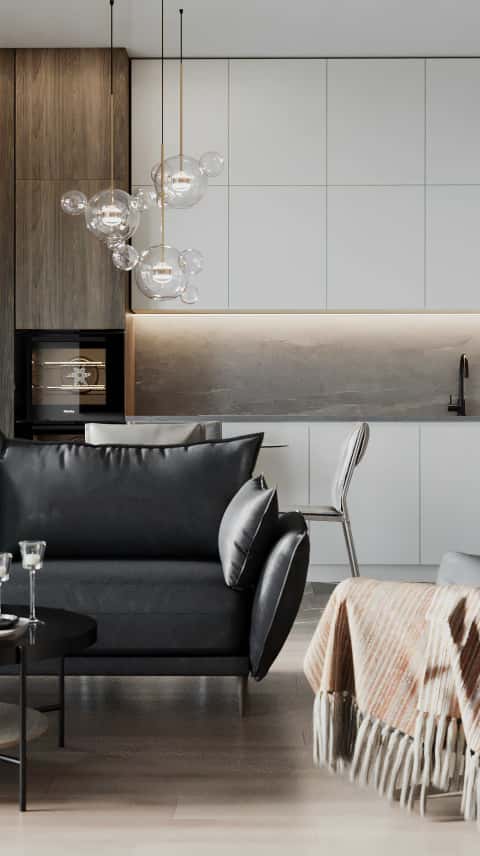 Дизайн и ремонт квартиры в ЖК «Фили Сити» — Кусочек Скандинавии