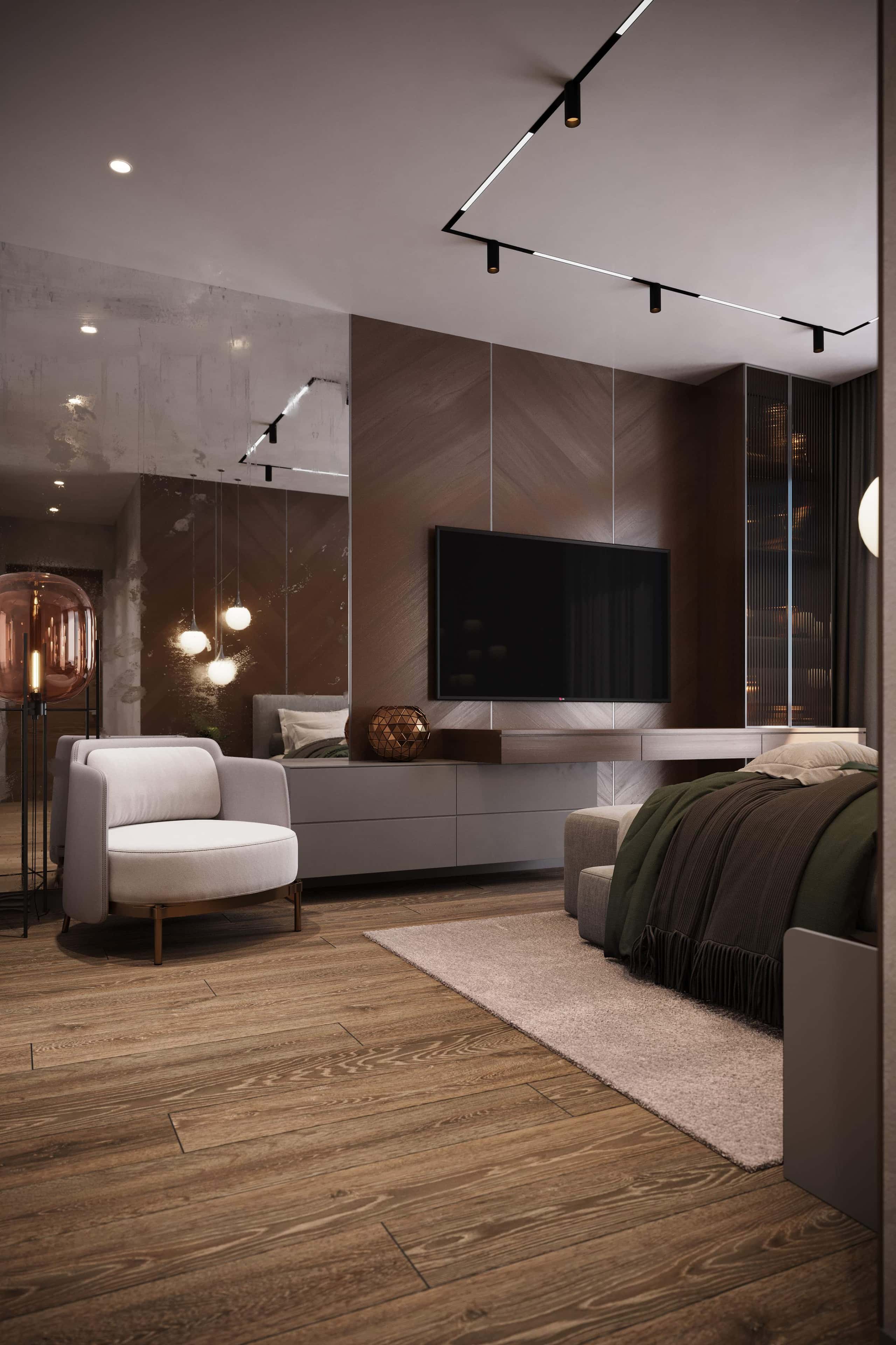 Дизайн-проект ремонта — спальня