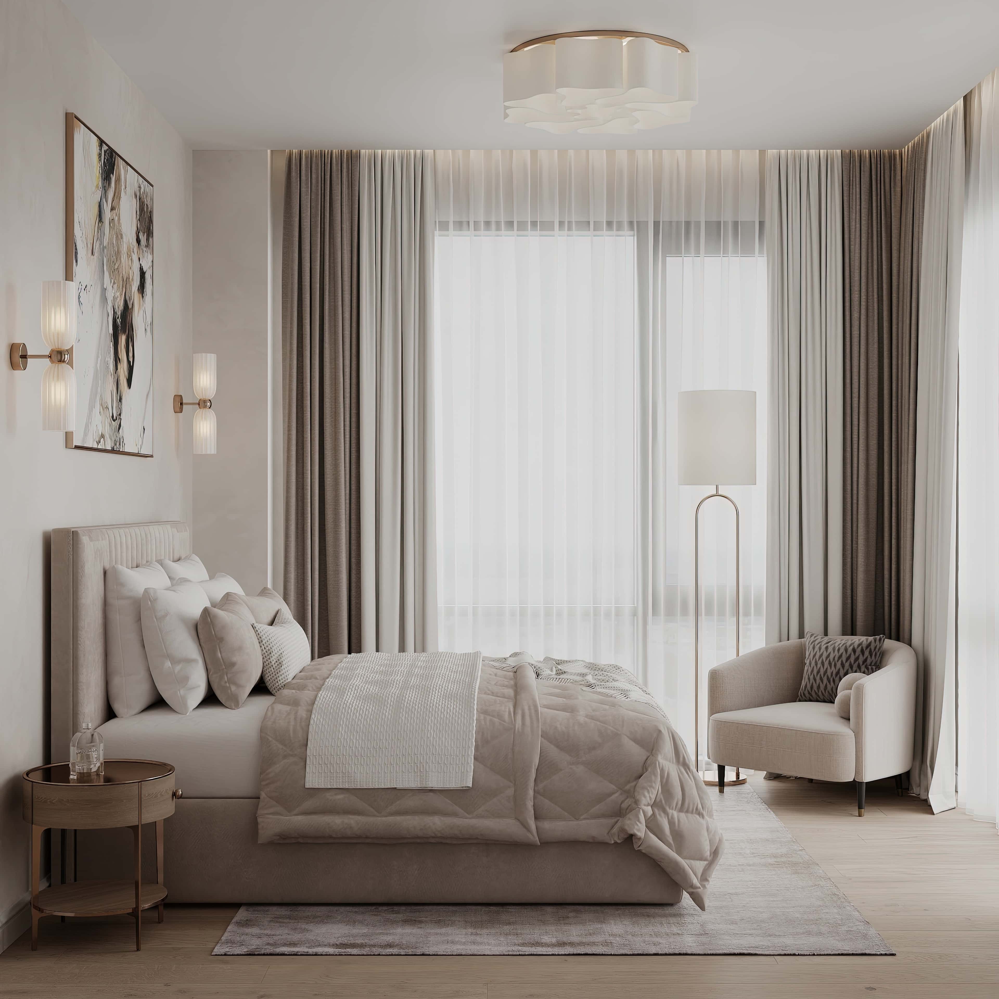 Оформление интерьера выбранных помещений, стилей, цветов. Фото № 80941.