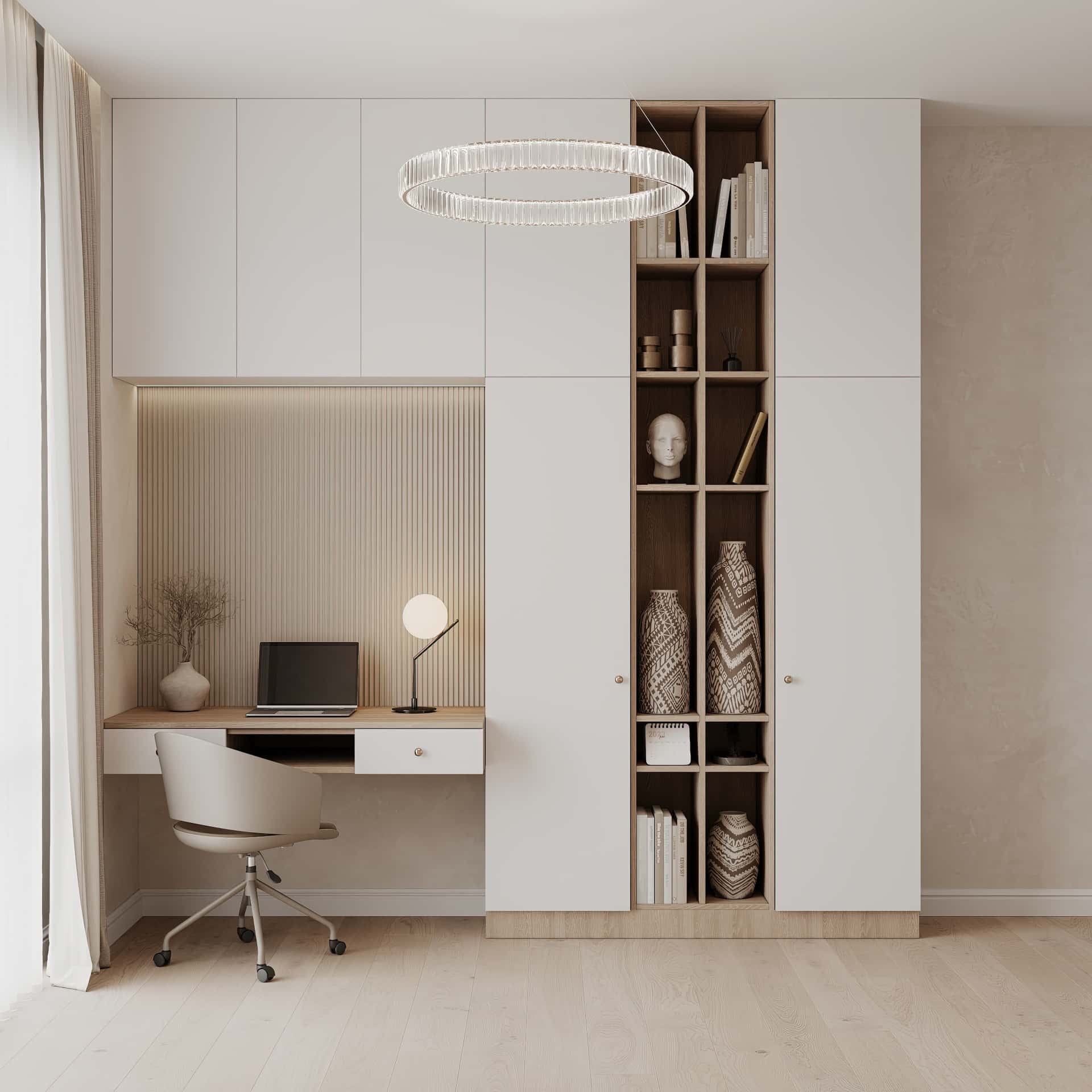 Дизайн и ремонт квартиры в ЖК Филисити — Пространство мечты, 71 м2. Кабинет