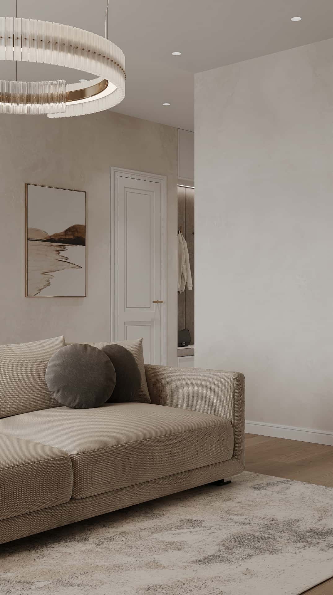 Дизайн и ремонт квартиры в ЖК Филисити — Пространство мечты, 71 м2. Кухня-гостиная, фото 9