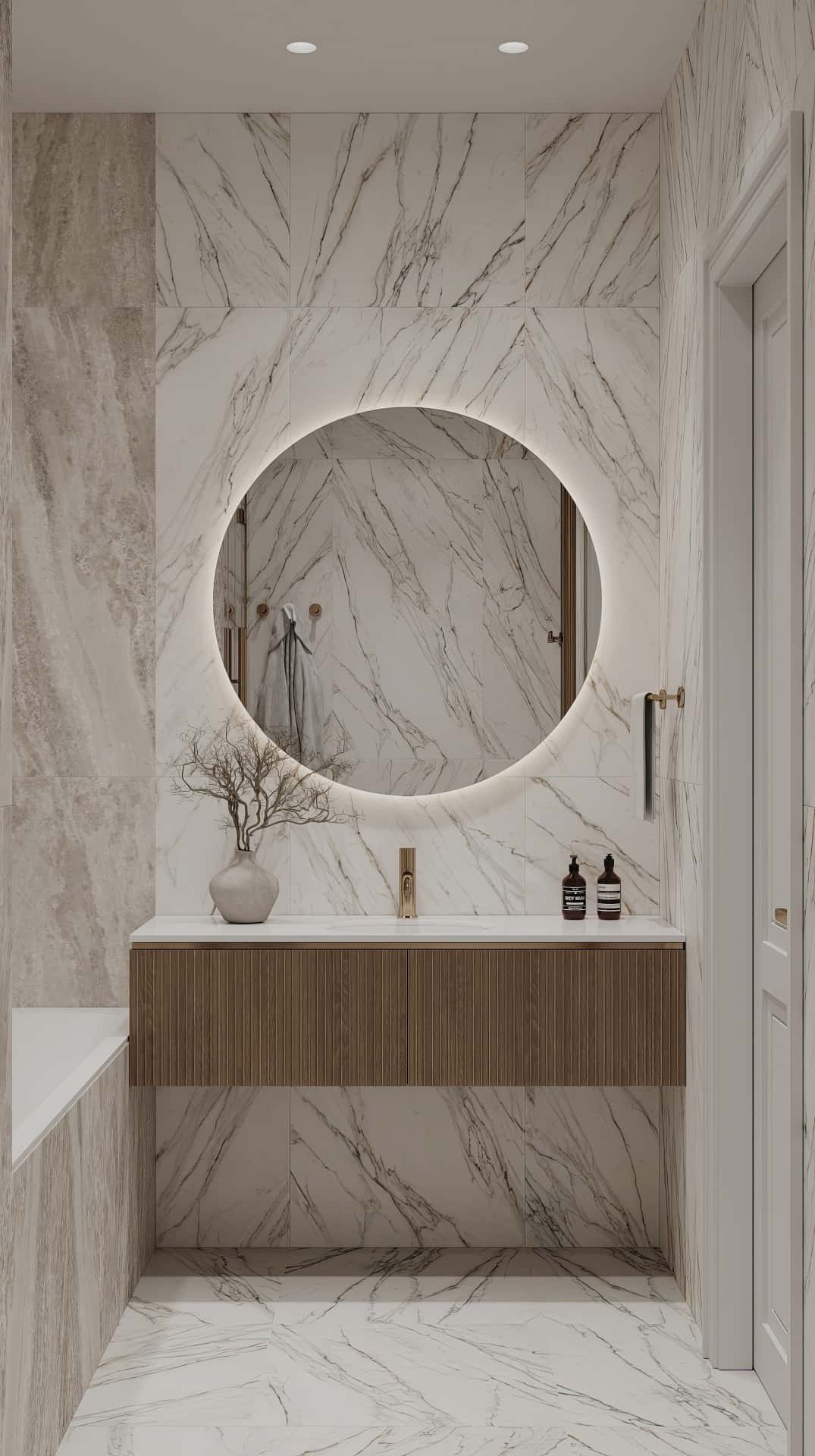 Дизайн и ремонт квартиры в ЖК Филисити — Пространство мечты, 71 м2. Санузел, фото 1