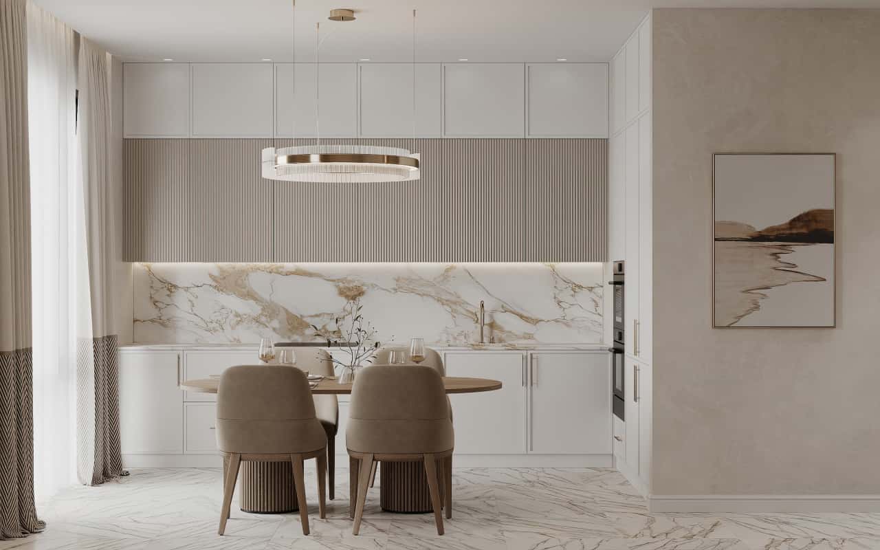 Керамогранит в кухне