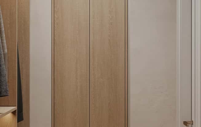 Дизайн и ремонт квартиры в ЖК Филисити в стиле современная классика. Гардеробная, фото 1