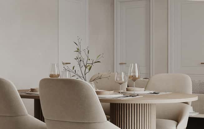 Дизайн и ремонт квартиры в ЖК Филисити в стиле современная классика. Кухня-гостиная, фото 7