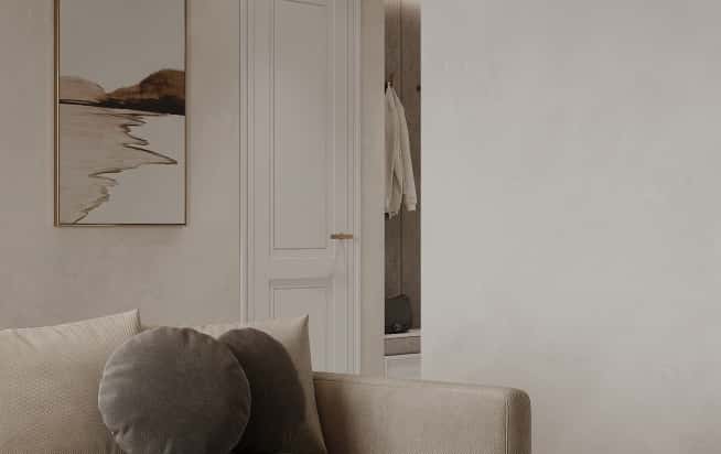 Дизайн и ремонт квартиры в ЖК Филисити в стиле современная классика. Кухня-гостиная, фото 9