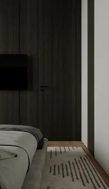 ЖК Homecity. Рядом с дверью на этапе планировки предусмотрели нишу для шкафа
