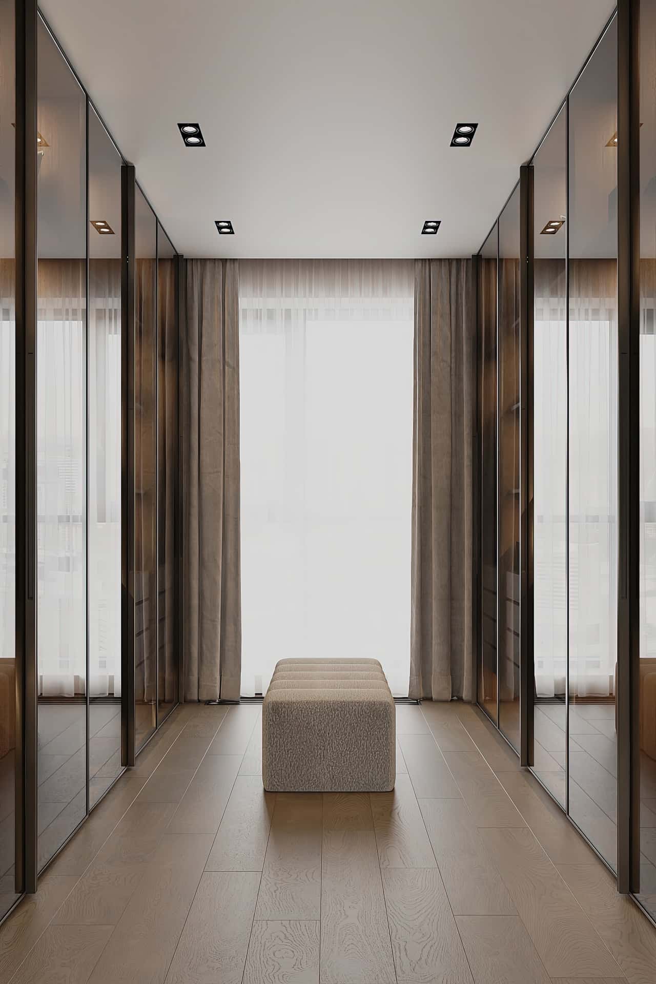 Дизайн и ремонт квартиры в ЖК iLove — Со вкусом кофе, 120 м2. Гардеробная, фото 1