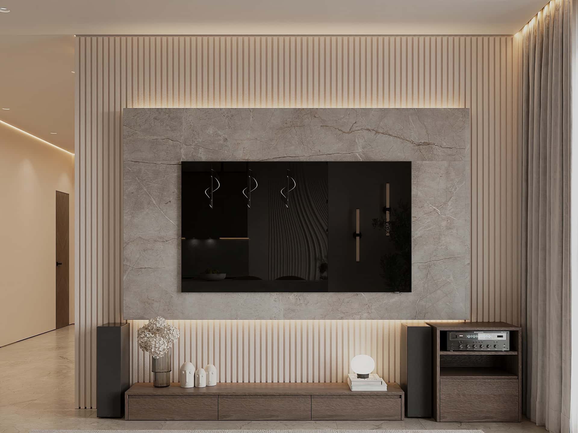 Дизайн и ремонт квартиры в ЖК iLove — Со вкусом кофе, 120 м2. Кухня-гостиная, фото 7