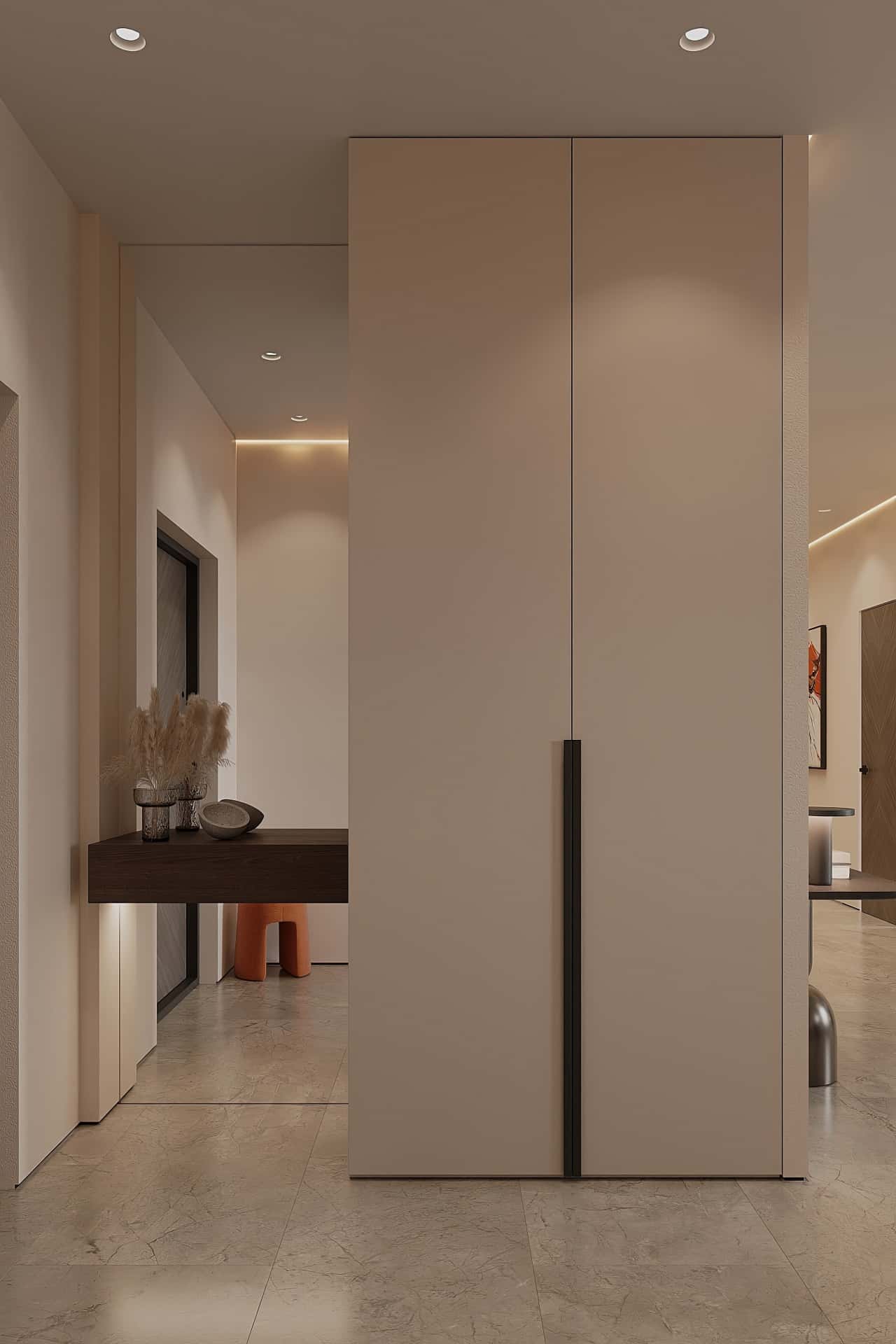 Дизайн и ремонт квартиры в ЖК iLove — Со вкусом кофе, 120 м2. Прихожая и коридор, фото 2