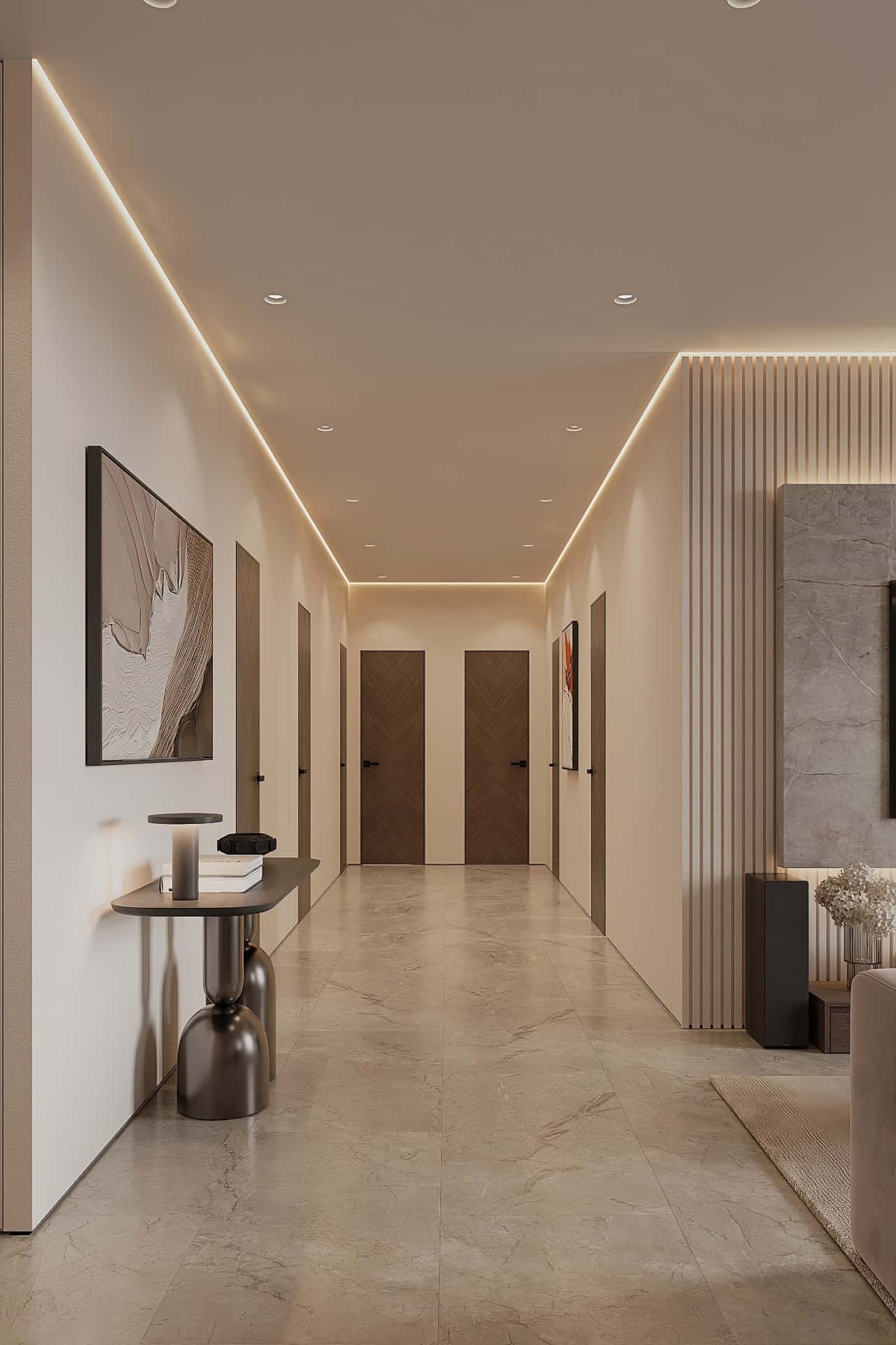 Дизайн и ремонт квартиры в ЖК iLove — Со вкусом кофе, 120 м2. Прихожая и коридор, фото 3